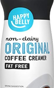 Amazon Brand - Happy Belly Powdered Non Dairy Original Coffee Creamer (Fat Free), 16 ounce (Pack of 1)