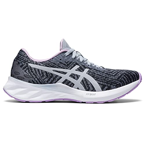 ASICS Women's Roadblast Running Shoes, 6, Sheet Rock/Piedmont Grey