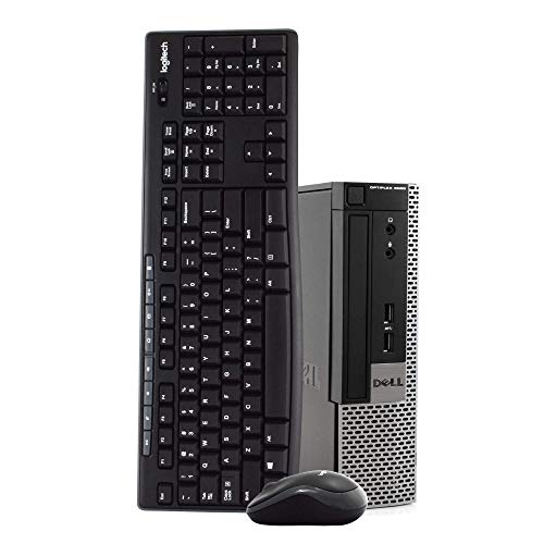 Dell OptiPlex 9020 Ultra Small Space Saving PC Desktop Computer, Intel Quad Core i5, 8GB RAM, 512GB SSD, Windows 10 Pro, New 16GB Flash Drive, Wireless Keyboard & Mouse, DVD, WiFi (Renewed)