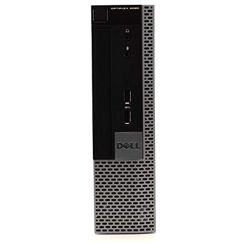 Dell OptiPlex 9020 Ultra Small Space Saving PC Desktop Computer, Intel Quad Core i5, 8GB RAM, 512GB SSD, Windows 10 Pro, New 16GB Flash Drive, Wireless Keyboard & Mouse, DVD, WiFi (Renewed)