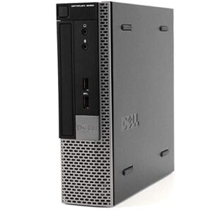 Dell OptiPlex 9020 Ultra Small Space Saving PC Desktop Computer, Intel Quad Core i5, 8GB RAM, 512GB SSD, Windows 10 Pro, New 16GB Flash Drive, Wireless Keyboard & Mouse, DVD, WiFi (Renewed)