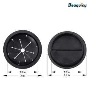 Beaquicy Garbage Disposal Splash Guards and Stopper Set - 3 Pack Sink Baffle Disposal with 1 Pack Sink Stopper