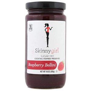 skinnygirl sugar free preserves, raspberry bellini, 10 ounce