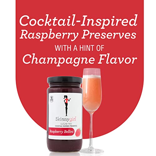 Skinnygirl Sugar Free Preserves, Raspberry Bellini, 10 Ounce