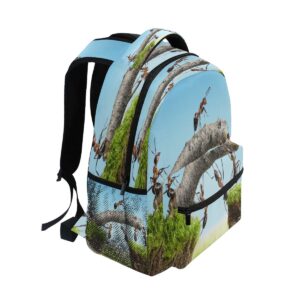 Blueangle Ant Team Backpack for Boy Girl Teens, Water Resistant School Backpack Lightweight Bookbag Casual Backpack