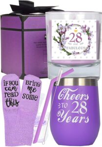 meant2tobe 28th birthday gifts for women, 28th birthday, 28th birthday tumbler, gifts for 28 year old woman, turning 28 year old birthday gifts ideas for women, 28th birthday decorations for women