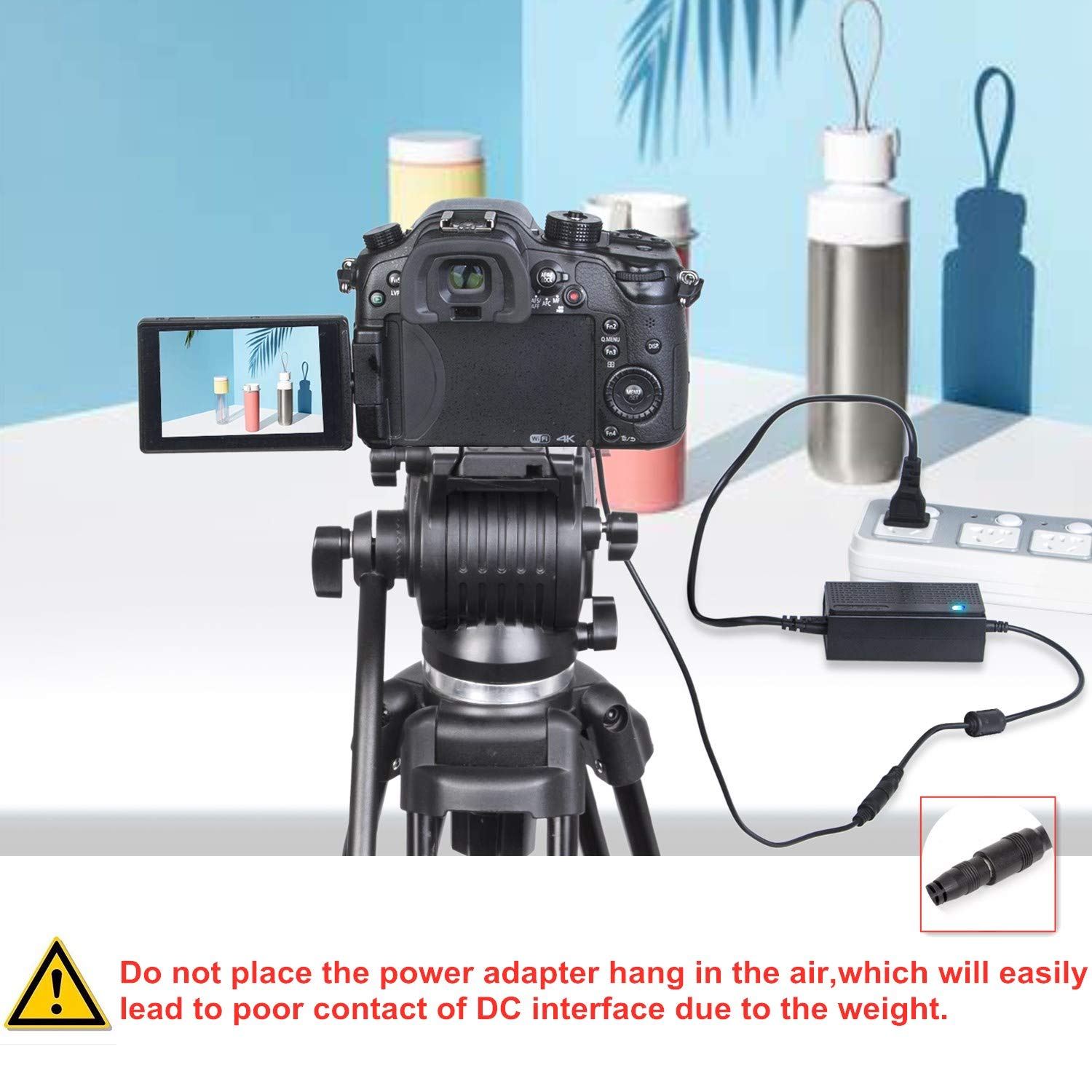 Kimaru AC-PW20 Power Supply Adapter NP-FW50 Dummy Battery Kit for Sony Alpha ZV-E10 A6000 A6100 A6300 A6400 A6500 A5000 A5100 A7 A7II A7RII A7S A7SII RX10II III IV NEX3/5/6/7 Cameras.