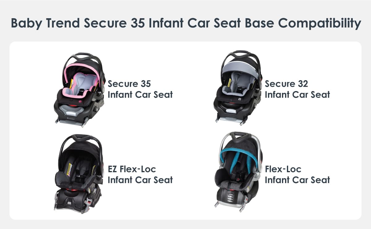 Baby Trend Secure 35 Infant Car Seat Base, Black