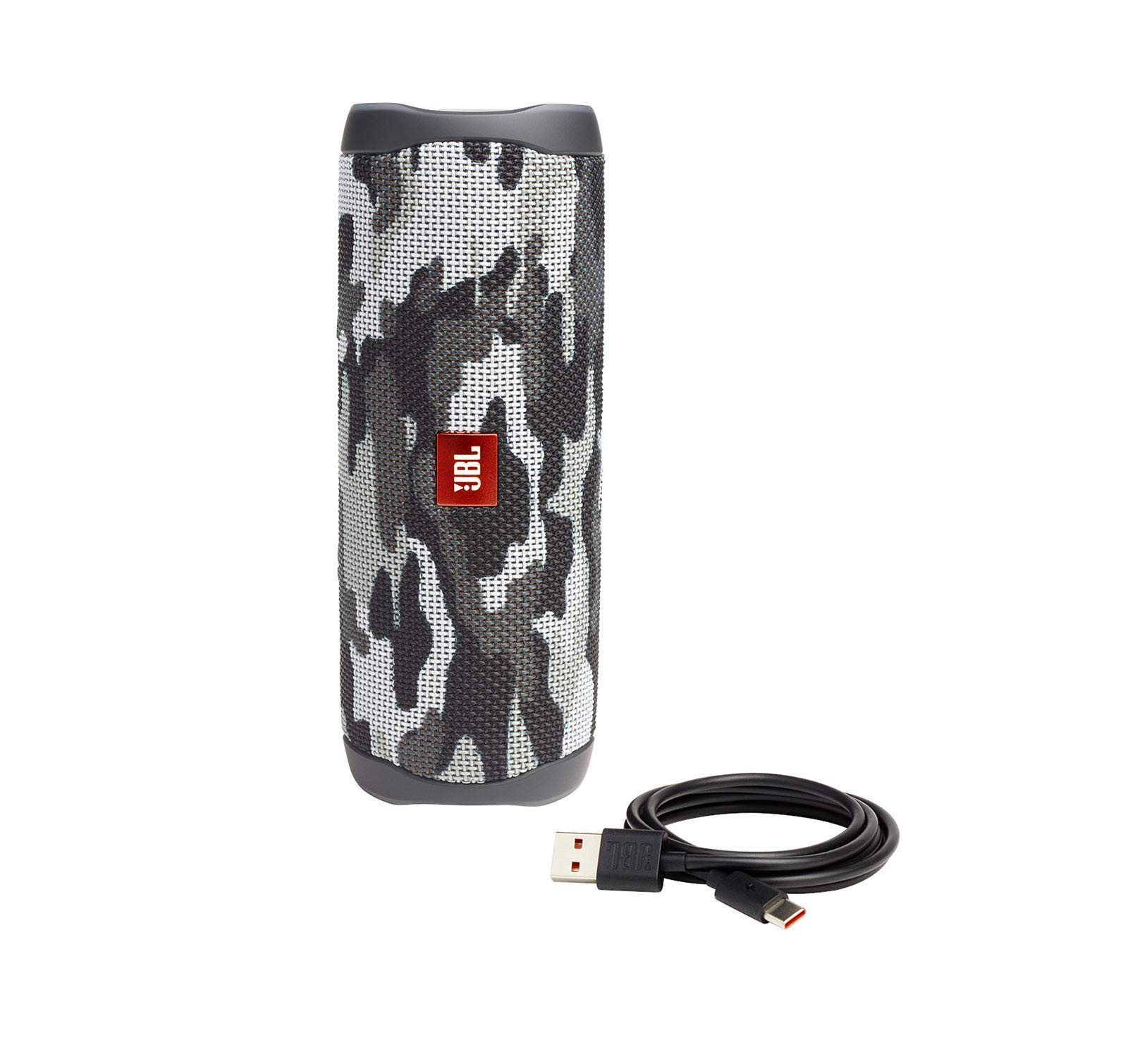 JBL Flip 5 Portable Waterproof Wireless Bluetooth Speaker - Black Camo (Renewed)