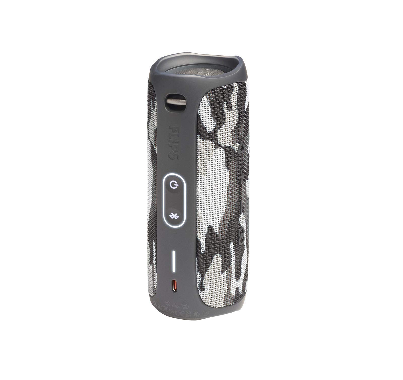 JBL Flip 5 Portable Waterproof Wireless Bluetooth Speaker - Black Camo (Renewed)