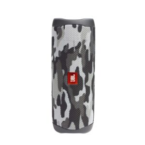 JBL Flip 5 Portable Waterproof Wireless Bluetooth Speaker - Black Camo (Renewed)