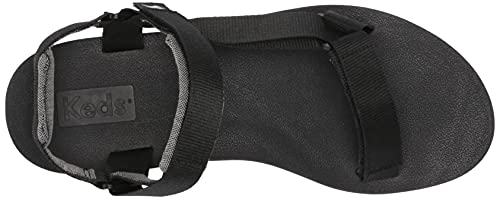 Keds Women's Trio Eco Sport Sandal, Black, 9