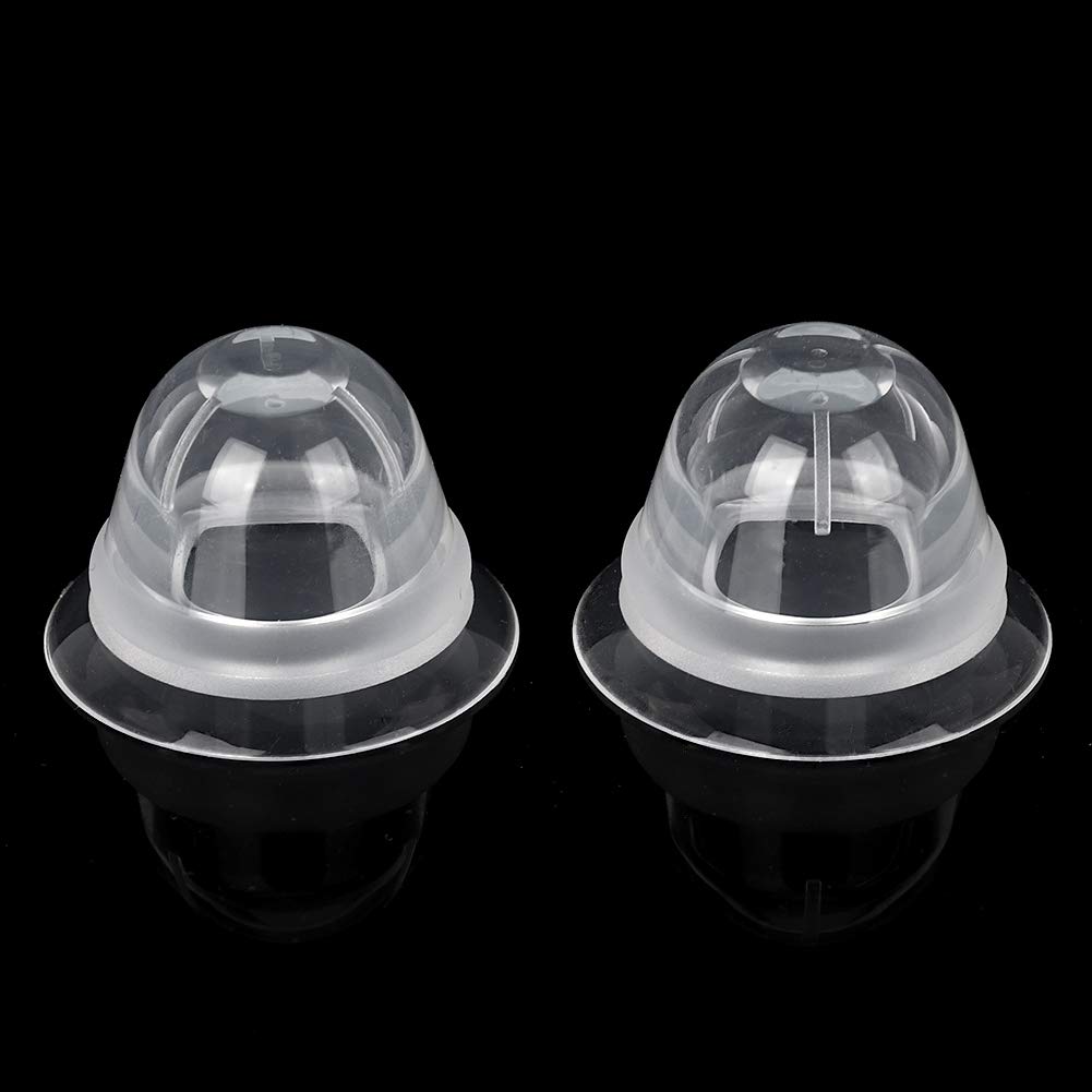 2 Pcs Nipple Corrector Nipple Pullers Everters for Flat and Inverted Nipples with Travel Case for Breast Feeding Nursing Mothers