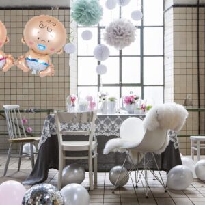 4PCS Gender Reveal Baby Foil Balloon Suitable for Baby Shower Party Supplies Decoration Wedding Kids Birthday Party Balloon Decoration Supplies