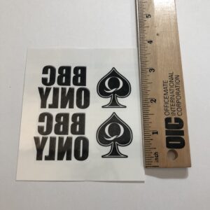 6 Sheet Temporary Tattoo Set QoS, BBC ONLY, I Love BBC 38 Total Tattoos Queen of Spades