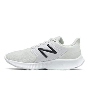 new balance women's dynasoft 068 v1 running shoe, white/black, 8 wide