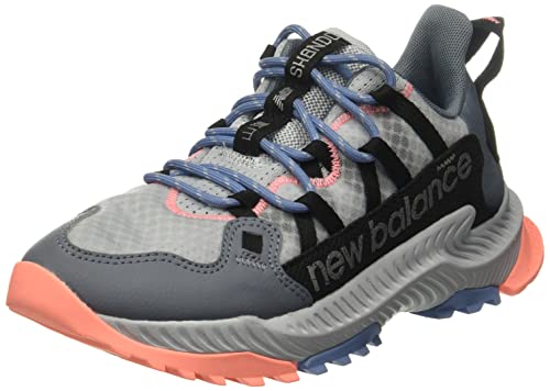 New Balance Women's DynaSoft Shando V1 Trail Running Shoe, Light Cyclone/Ocean Grey/Paradise Pink, 8.5