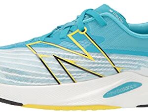 New Balance Women's FuelCell Rebel V2 Speed Running Shoe, White/Virtual Sky/Virtual Sky, 8