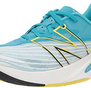 New Balance Women's FuelCell Rebel V2 Speed Running Shoe, White/Virtual Sky/Virtual Sky, 8