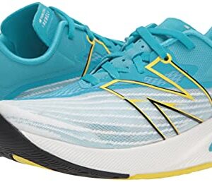 New Balance Women's FuelCell Rebel V2 Speed Running Shoe, White/Virtual Sky/Virtual Sky, 8