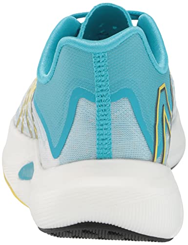 New Balance Women's FuelCell Rebel V2 Speed Running Shoe, White/Virtual Sky/Virtual Sky, 8