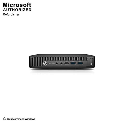 HP EliteDesk 800 G2 Mini Business Desktop PC Intel Quad-Core i5-6500T up to 3.1G,16GB DDR4,512GB SSD,VGA,DP Port,Windows 10 Professional 64 Bit-Multi-Language-English/Spanish (Renewed)