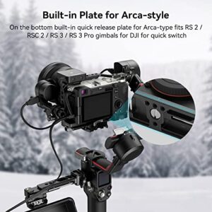 SmallRig A7C Aluminum Alloy Full Cage Camera for Sony A7C, Integrated Cold Shoe, with Quick Release Plate for Arca-Swiss and Locating Holes for ARRI - 3081B