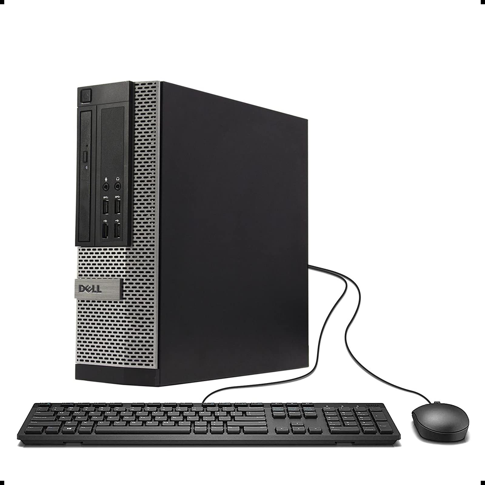 Dell Gaming 7020 SFF High Performance Desktop Computer, Core i7 4770 3.4GHz, NVIDIA GeForce GT 1030 2GB, 16GB RAM, 1TB SSD, DVDRW, HDMI, DVI, Keyboard, Mouse, WiFi, Windows 10 Professional (Renewed)