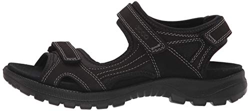 ECCO Women's Onroads 3-Strap Sport Sandal, Black, 7-7. 5