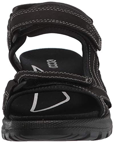 ECCO Women's Onroads 3-Strap Sport Sandal, Black, 7-7. 5