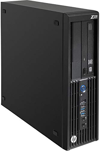 HP z230 Workstation SFF Desktop Computer, Intel Core i7-4770 Upto 3.9GHz, 32GB RAM, 1TB SSD + 500GB HDD, HD Graphics 4600 4K, DisplayPort, HDMI, Wi-Fi, Bluetooth - Windows 10 Pro (Renewed)