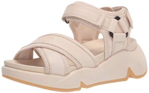 ecco women's chunky sport sandal, limestone, 9-9.5