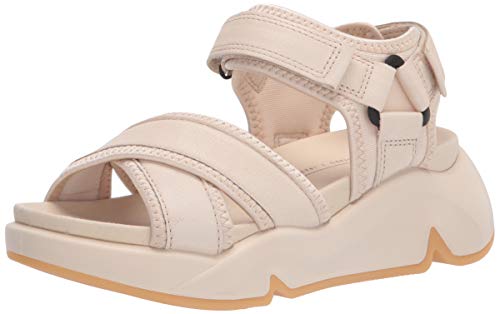 ECCO Women's Chunky Sport Sandal, Limestone, 9-9.5