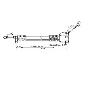 Kaidi Linear Actuator Model KDPT005-28 Power Recliner Lift Chairs Motor Replacement