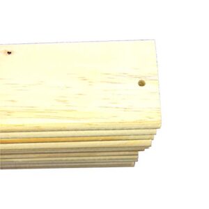 Solid Pine Wood Slats Full Size Bed Mattress Support Wooden Slats 54 in Long x 2.75 in Wide x 5/8 in Tall Pack of 13 Count Replacement Spare Parts Custom Size Cutting Service