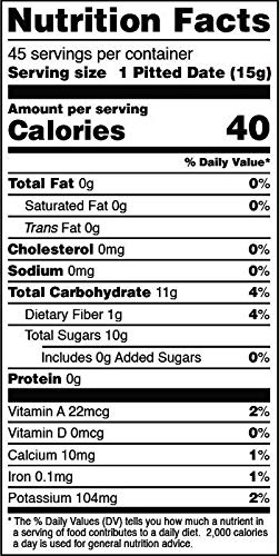 Terrasoul Superfoods Organic Pitted Medjool Dates, 1.5 Lbs - Pits Removed | Soft Chewy Texture | Sweet Caramel Taste