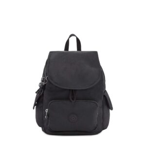 kipling women's city pack small backpack, lightweight versatile daypack, bag, black noir