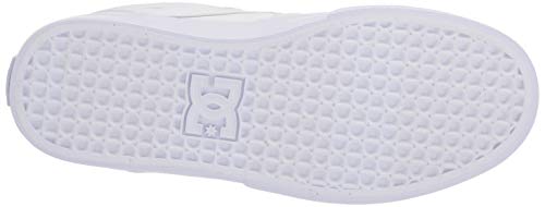 DC womens Kalis Vulc Skate Shoe, White/White, 7 US