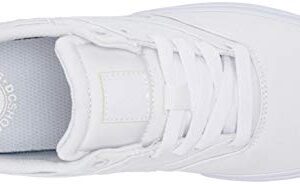 DC womens Kalis Vulc Skate Shoe, White/White, 7 US