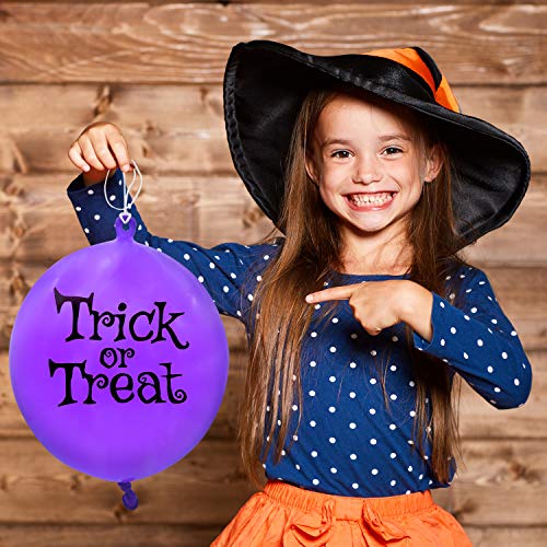 JOYIN 36 PCS Halloween Punch Balloons for Kids Trick or Treat Game, Punching Balloon Party Favor Supplies Indoor Outdoor Decorations