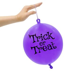 JOYIN 36 PCS Halloween Punch Balloons for Kids Trick or Treat Game, Punching Balloon Party Favor Supplies Indoor Outdoor Decorations