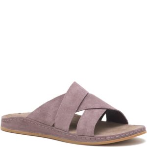 Chaco Women's Wayfarer Slide Sandal, Suede Sparrow, 8