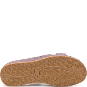 Chaco Women's Wayfarer Slide Sandal, Suede Sparrow, 8