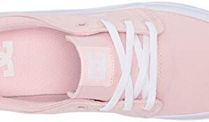 DC womens Trase Platform Skate Shoe, Light Pink, 6.5 US