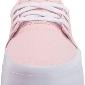 DC womens Trase Platform Skate Shoe, Light Pink, 6.5 US