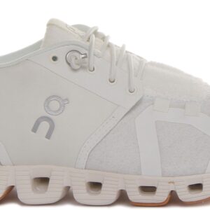 On Women's Cloud Terry Sneakers, White, 7 Medium US