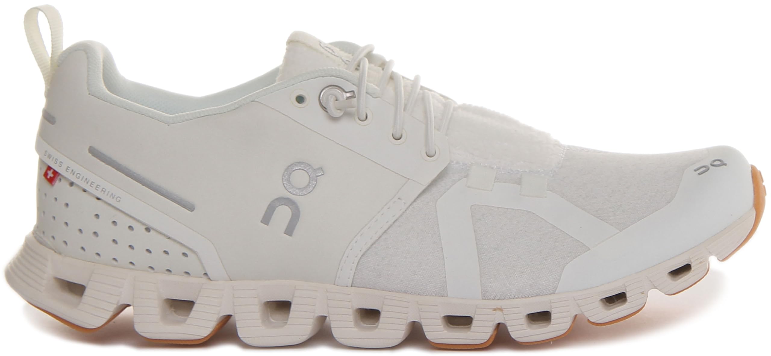 On Women's Cloud Terry Sneakers, White, 7 Medium US