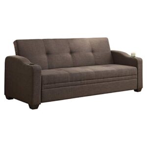 lexicon cline futon sofa sleeper, grayish brown