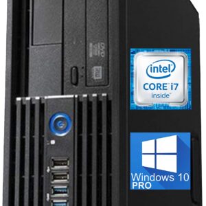 HP z230 Workstation SFF Desktop Computer, Intel Core i7-4770 Upto 3.9GHz, 16GB RAM, 1TB SSD 500GB HDD, HD Graphics 4600 4K, DisplayPort, HDMI, Wi-Fi, Bluetooth - Windows 10 Pro (Renewed)