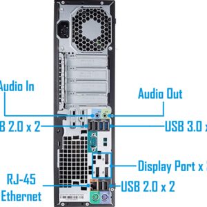 HP z230 Workstation SFF Desktop Computer, Intel Core i7-4770 Upto 3.9GHz, 16GB RAM, 1TB SSD 500GB HDD, HD Graphics 4600 4K, DisplayPort, HDMI, Wi-Fi, Bluetooth - Windows 10 Pro (Renewed)